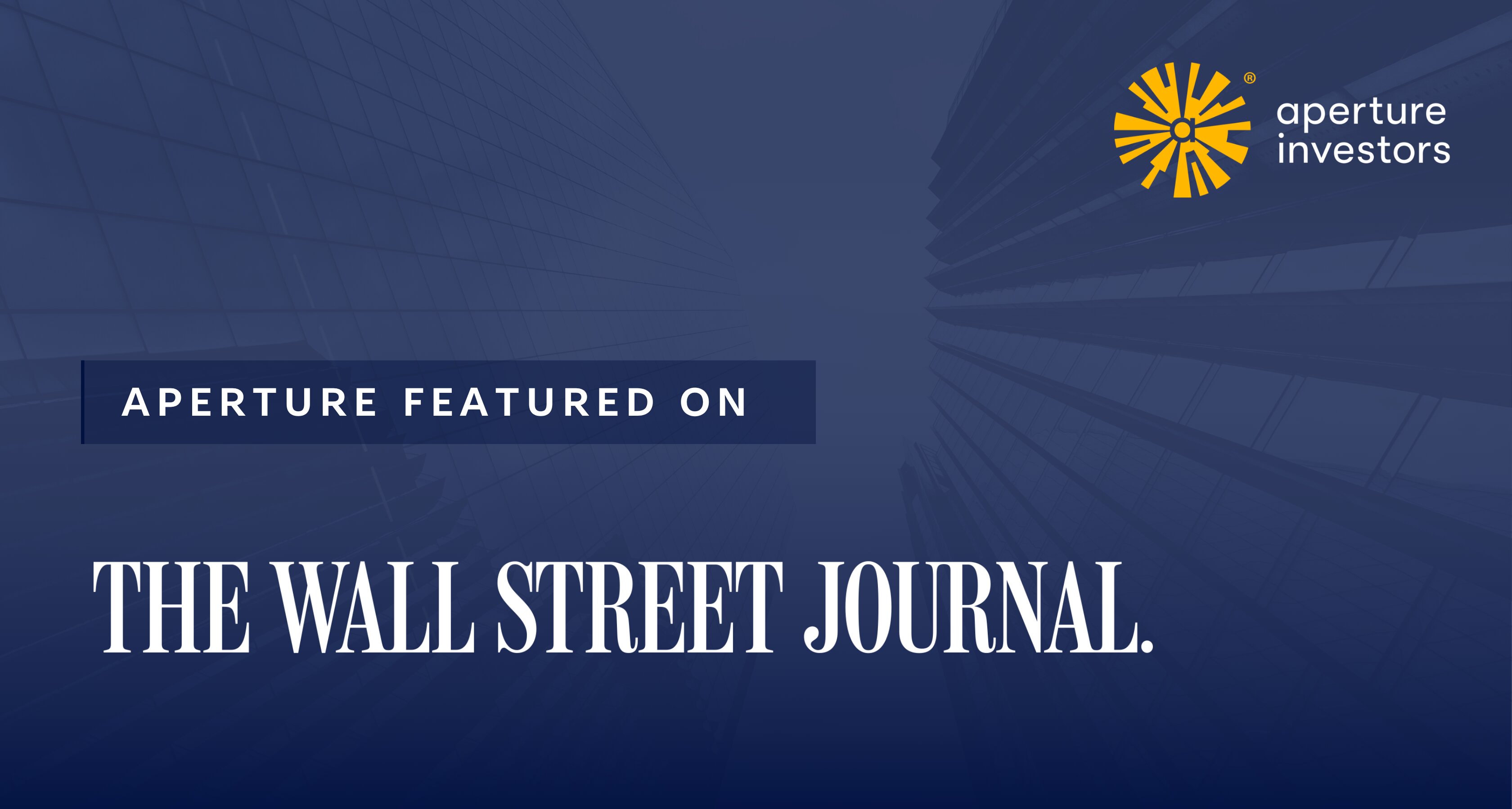 The Wall Street Journal highlights the build-out of Aperture’s Asset-Based Finance (ABF) strategy