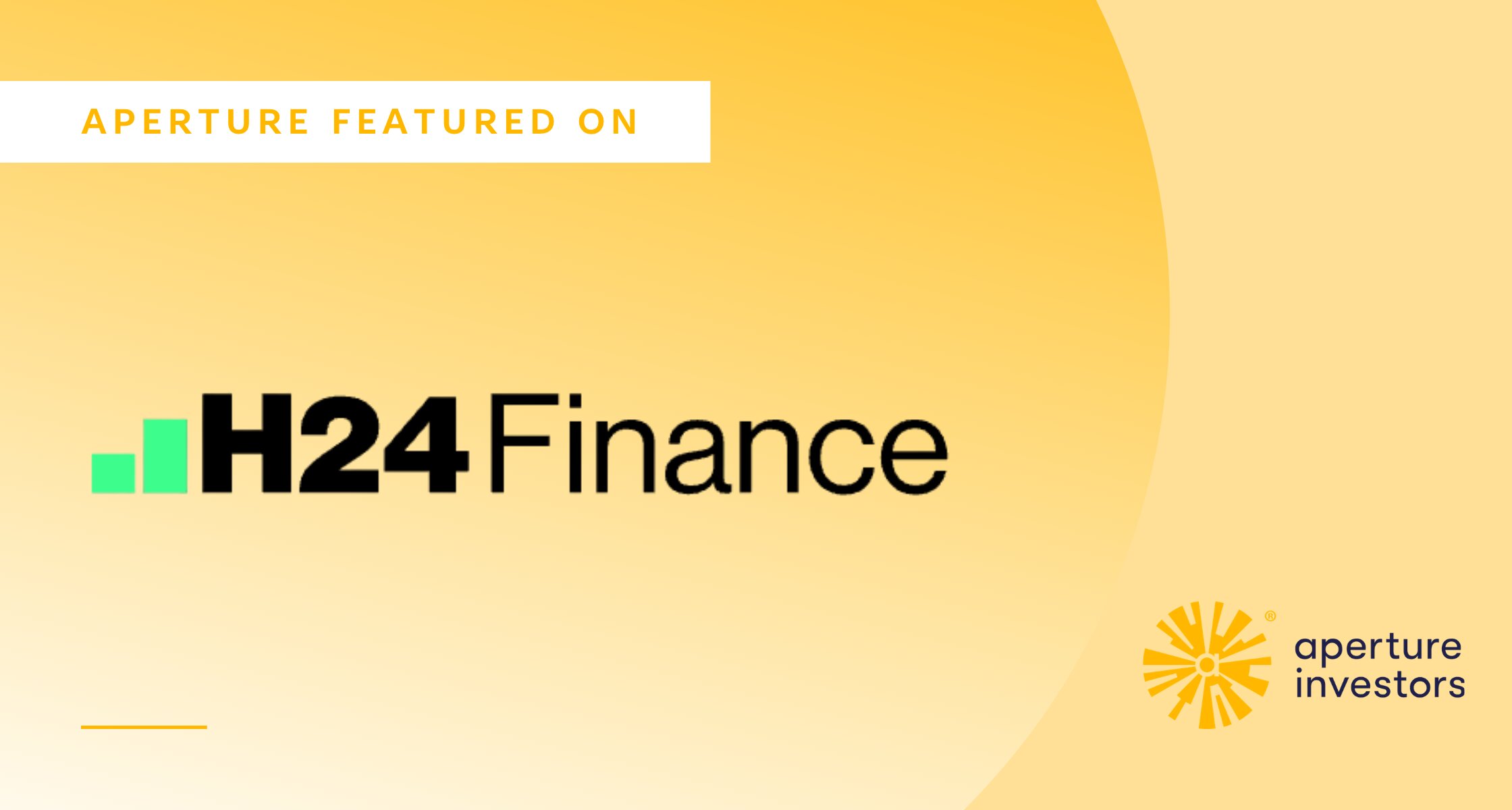Aperture European Innovation featured in H24 Finance