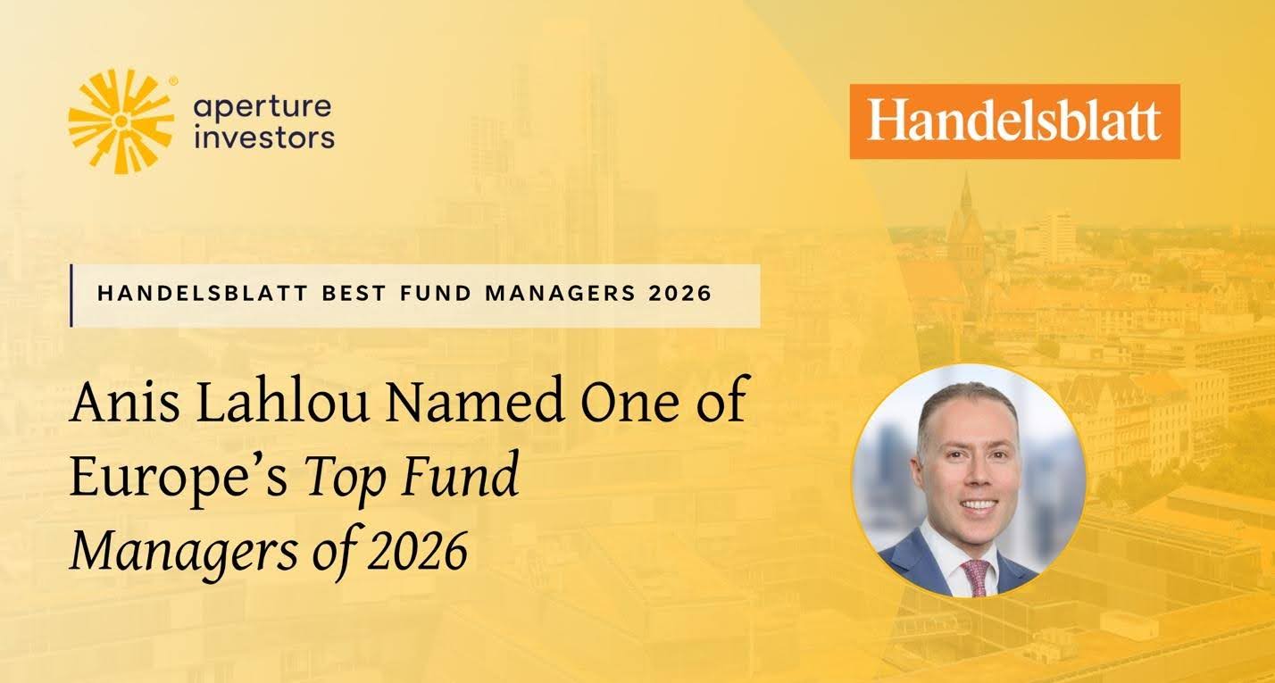 Aperture’s Anis Lahlou Recognized in Europa Category of Handelsblatt’s “Best Fund Managers 2026” Ranking